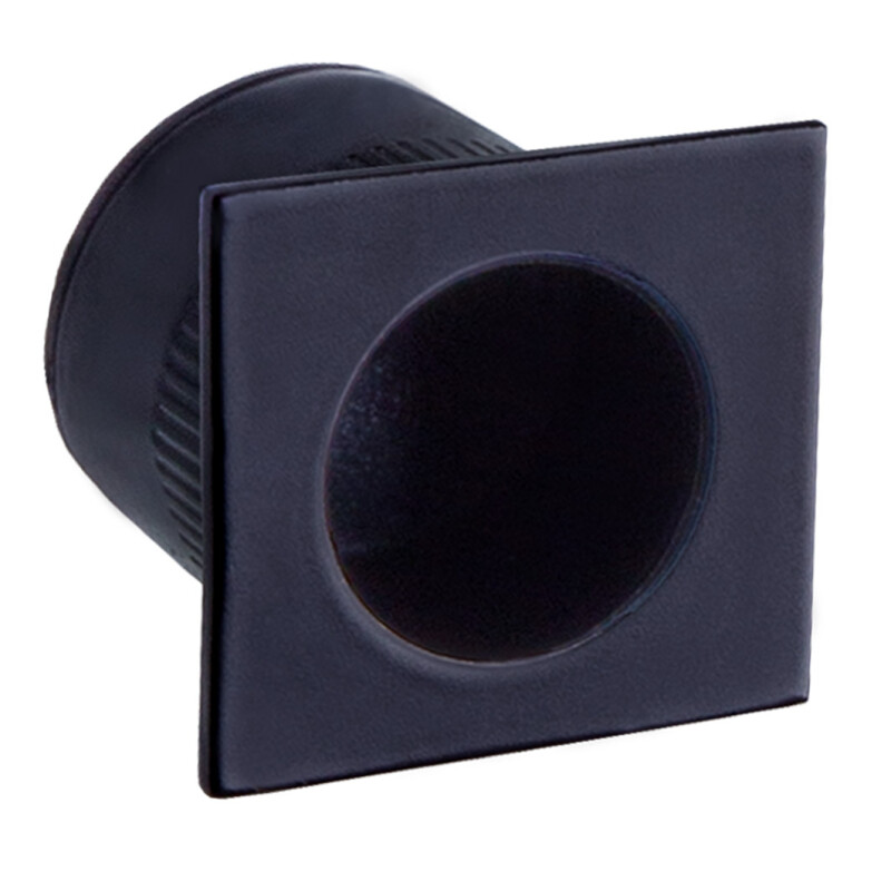 Úchyt čelný štvorcový ROSTEX (čierna mat)