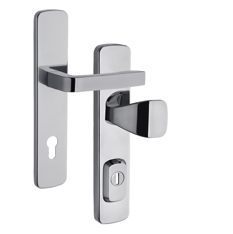 Bezpečnostné kovanie ROSTEX BK RX 1 ASTRA 3. tr. (Platina lesk)