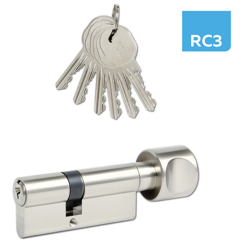 Cylindrická gombíková bezpečnostná vložka RICHTER EURO SECURE R3