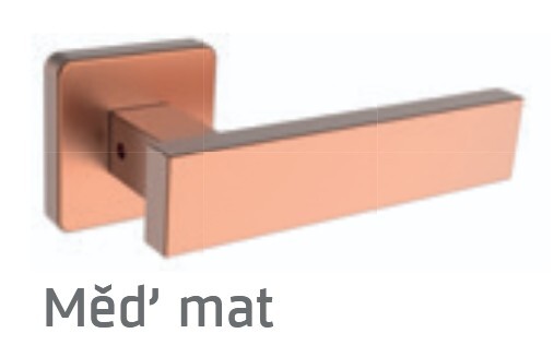 Dverové kovanie ROSTEX CASTELO/H (MEĎ MAT)