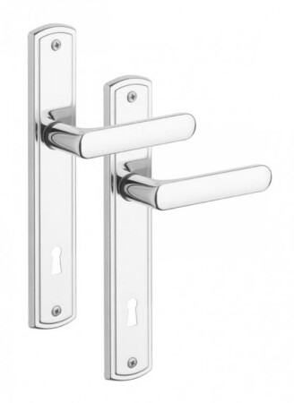 Dverové kovanie ROSTEX PROFIO (CHRÓM LESKLÝ - NEREZ)