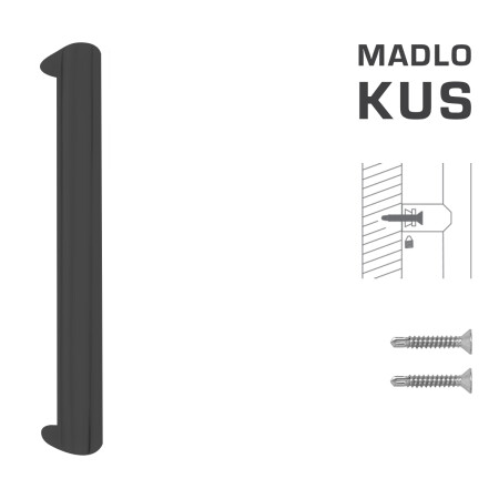MP FT - MADLO kód K40 40x20 mm ST (BS - Čierna matná) - ks