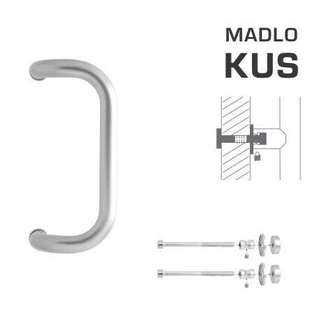 DVERNÉ MADLO MP M2 WA/C-DHP - ks (BN - Brúsená nerez)