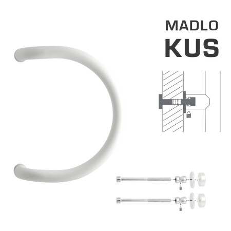 DVERNÉ MADLO M1 WA/C-DHP - ks (Biela lesklá RAL 9016)