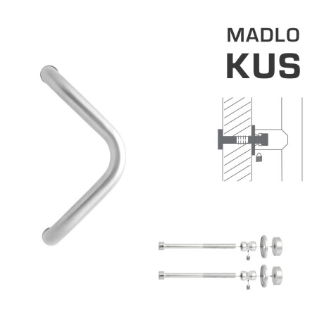 DVERNÉ MADLO MP M6 WA/C-DHP - ks (BN - Brúsená nerez)