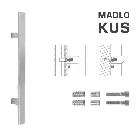 DVDROVÉ MADLO MP kód K41S 40x10 mm SP - ks (BN - Brúsená nerez)