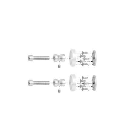 MP Spojovací materiál WA/B ks DREVO (Biela lesklá)