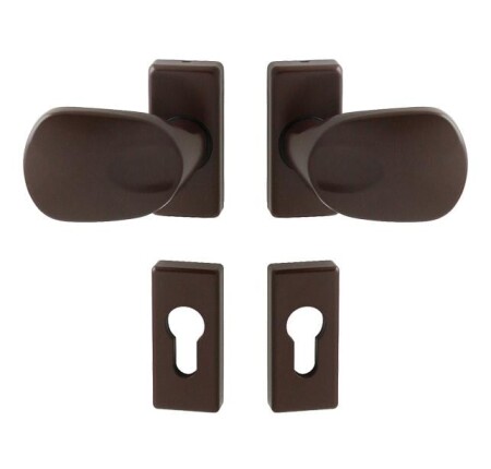 Dverné madlo MP WA - FELIX - UR (Hnedá (RAL 8017)