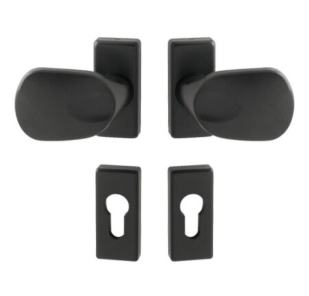 Dverné madlo MP WA - FELIX - UR (hnedošedá (RAL 8019)