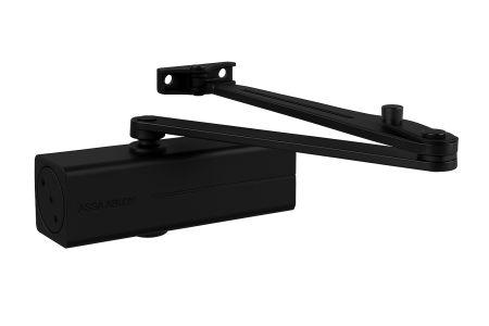 Samozatvárač ASSA ABLOY DC200 S RAMINKOM 190 (čierny) - bez aretácie