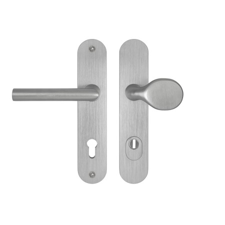 Bezpečnostné kovanie MP MPK - SECURO A01 PLUS - SO M1 FAVORIT (F9 - Nerez elox) - s prekrytkou