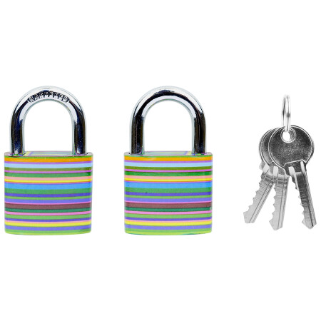 Klasický liatinový zámok s farebnou potlačou RICHTER RV.OVAL.38.JU3