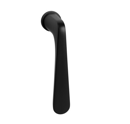 Kľučka na eurookno MP VM - DK - PEPE - R mini (BS - Čierna matná)