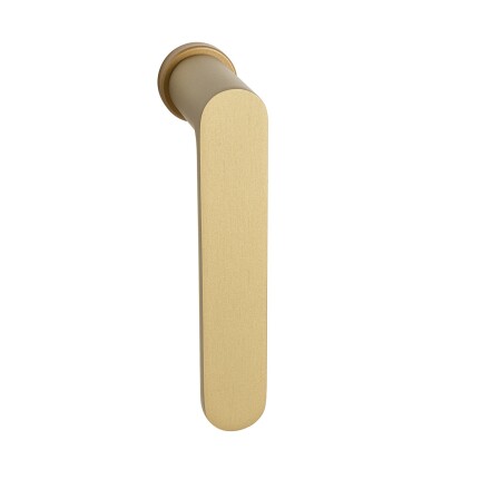 Kľučka na eurookno MP VM - DK - PURE - R mini (OLM - Zlatá matná)