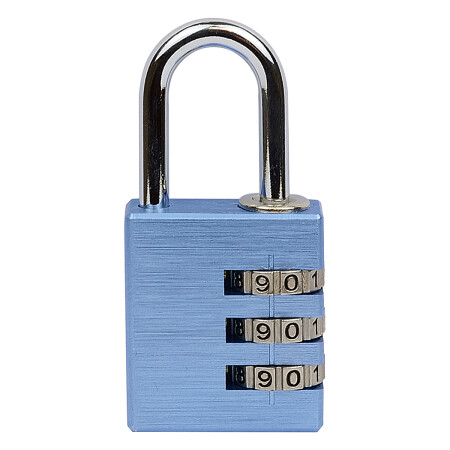 Hliníkový kódový visiaci zámok s eloxovaným povrchom RICHTER RV.12002.30.PMOD