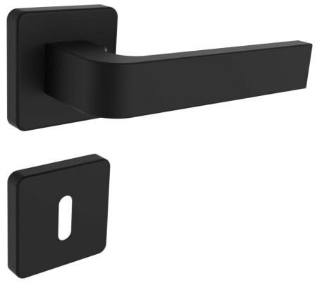 Dverové kovanie ROSTEX DANTE/H s čapmi (ČIERNA)