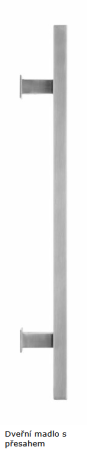 Dverné madlo ROSTEX ALFA (nerez mat) - jednostranné