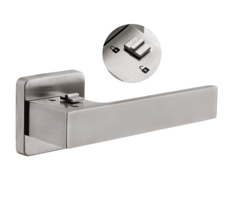 Dverové kovanie ROSTEX RAVENA/H BLOK s uzamykaním na kľučke