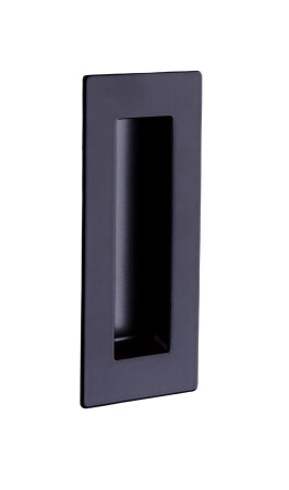 Mušle pre posuvné dvere ROSTEX hranatá 50x150mm (ČIERNA MAT)