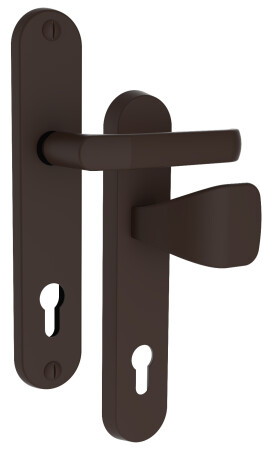 Bezpečnostné kovanie ROSTEX R1/O BARYT (ČIERNA MAT)