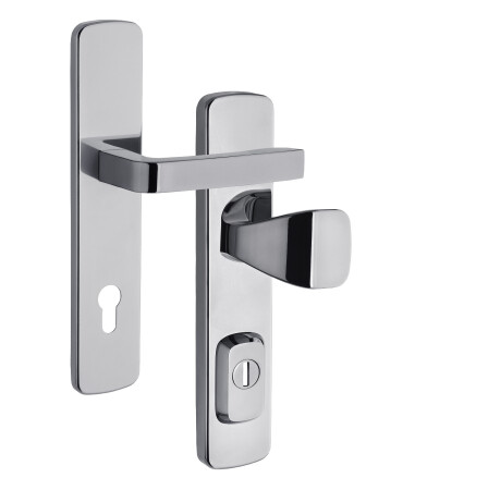 Bezpečnostné kovanie ROSTEX BK RX 1 ASTRA 3. tr. (Platina lesk)