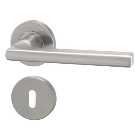 Dverné kovanie HOLAR MT 13 s guľatou rozetou (nerez)