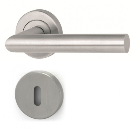 Dverné kovanie HOLAR MT 00 s guľatou rozetou (nerez)