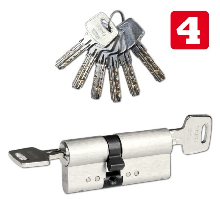 Cylindrická bezpečnostná vložka s prestupovou spojkou RICHTER EURO XSTAR R4