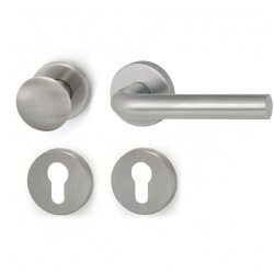 Dverné kovanie HOLAR MT 01 s guľou as guľatou rozetou (nerez)