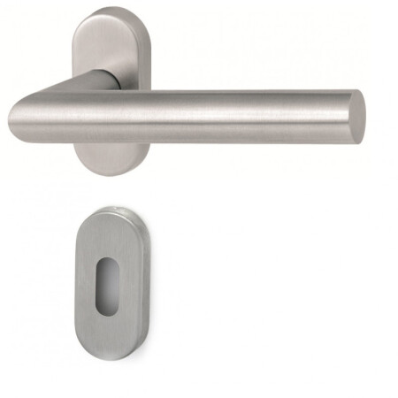 Dverné kovanie HOLAR MT 00 s oválnou rozetou (nerez)