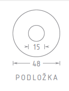 Podložka pod kukátko ACT (CHROM, MOSADZ, BRONZ, NIKEL)