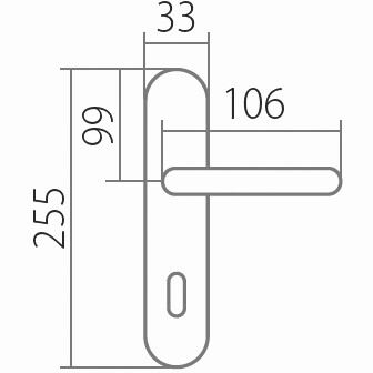 Dverové kovanie TWIN ALT WIEN PW 3000 (ABR)