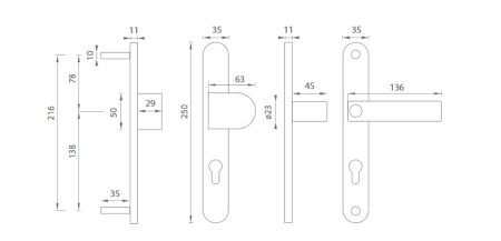 Spevnené kovanie MP Magnus 3198 (T)