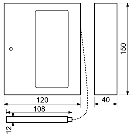 Požiarna skrinka RICHTER TS1021G (ČERVENÁ)