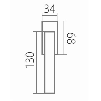 Okenné kovanie TWIN KLESO H 1735 RO (E)