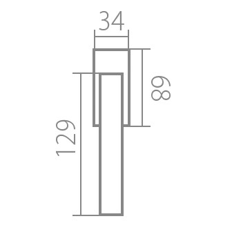 Okenné kovanie TWIN VISTA P 639 HR RO (CM,CH-SAT)