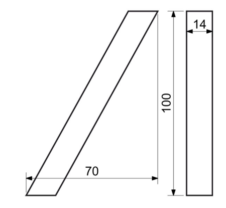 Domové čísla RICHTER 3D (HLINÍK)