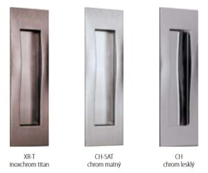 Mušle pro posuvné dvere TWIN KIT sada Quatro WC (XR, XR-S, XR-I, CH-SAT, CH,CM)