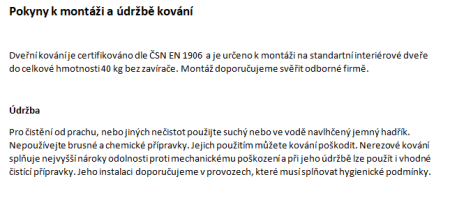 Dverné kovanie COBRA ZOE-R (ONS - nikel matný)