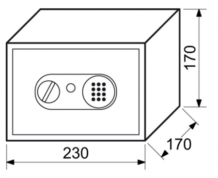 trezor s elektronickým zámkom RICHTER RS.17.EDN.B