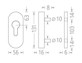 Ochranné rozety ACT Viking (F4)