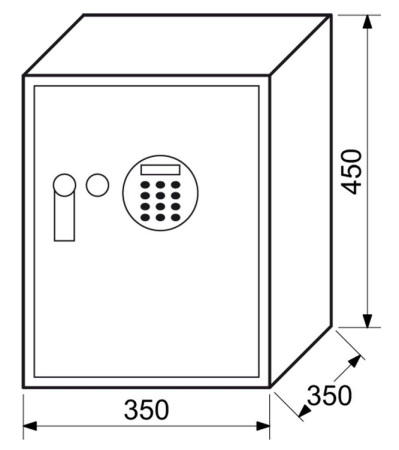 Elektronický sejf RICHTER  RS.45R.LA