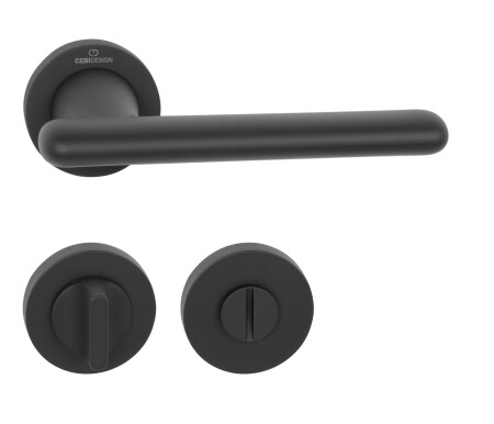 Dverové kovanie MP CE - CASTA - R (BS - Čierna matná)