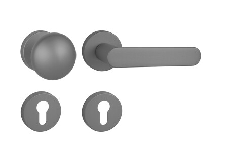 Dverové kovanie MP FO - ROUND - R (ANT - Antracit)