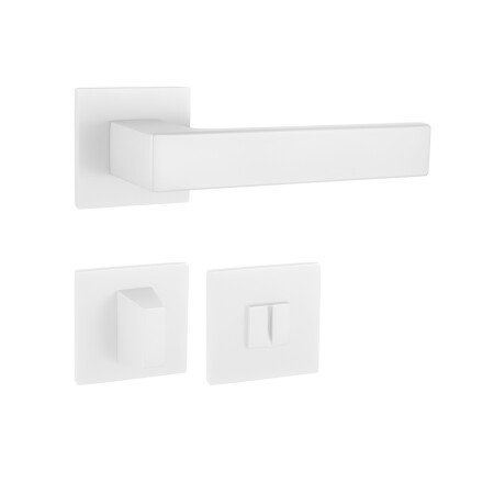 Dverové kovanie MP TI - SQUARE - HR 4275Q 5S (WS - Biela matná)