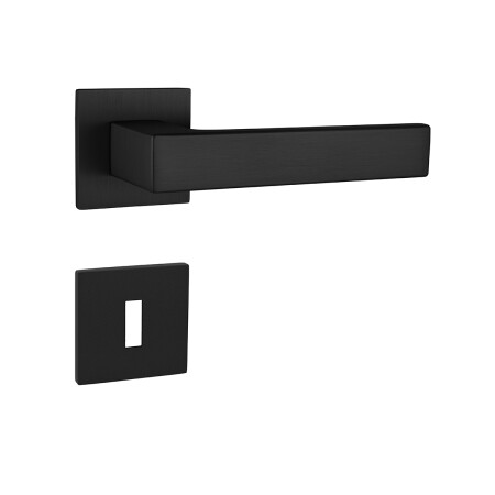 Dverové kovanie MP TI - SQUARE - HR 4275Q 5S (BS - Čierna matná)