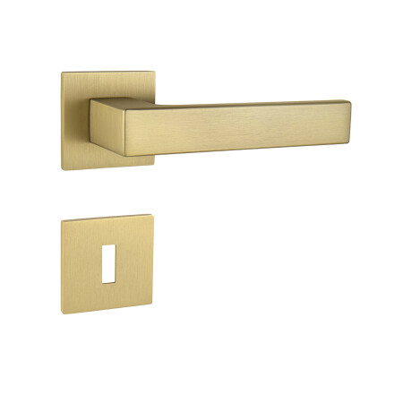 Dverové kovanie MP TI - SQUARE - HR 4275Q 5S (OLM - Zlatá matná)