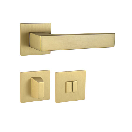 Dverové kovanie MP TI - SQUARE - HR 4275Q 5S (OLM - Zlatá matná)