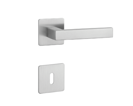 Dverové kovanie MP SH - KVADRAT - HR 1760 3SM (BN - Brúsená nerez)