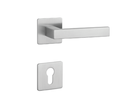 Dverové kovanie MP SH - KVADRAT - HR 1760 3SM (BN - Brúsená nerez)